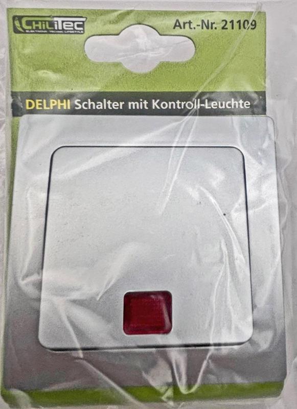 ChiliTec DELPHI 22791 Netzwerkdose 2-fach CAT6, Silber, Unterputz, inkl. Rahmen