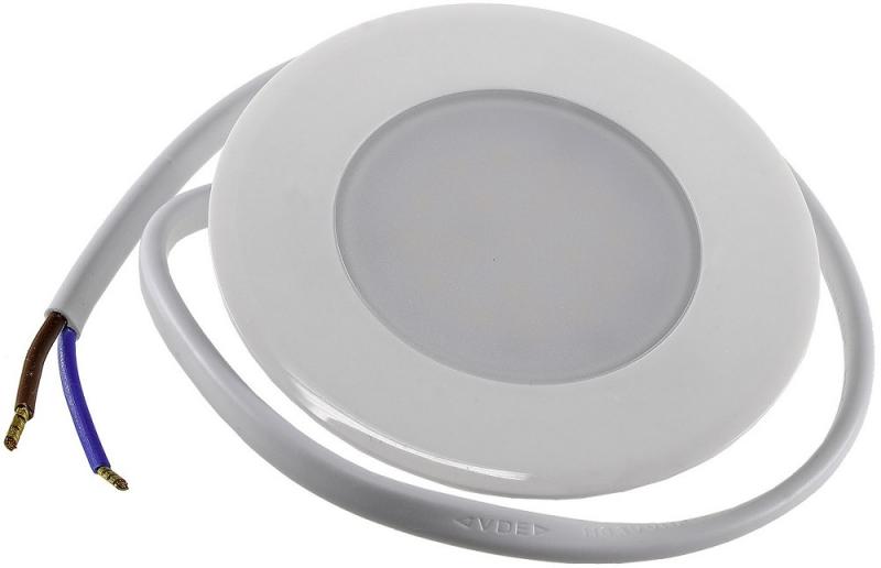 ChiliTec LED-Einbauleuchte "EBL-HV65w", weiß 230V, 2W, 2900K, 230lm, warmweiß