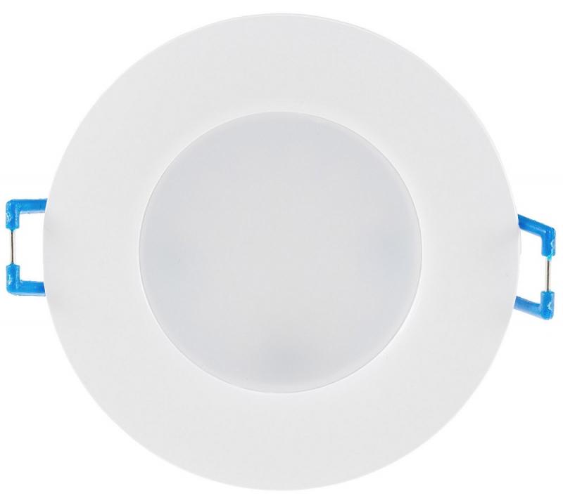 ChiliTec LED-Einbauleuchte "Flat-30 FR-R" 4200K Ø85x30mm, 5W, 500lm, IP44, rund, weiß