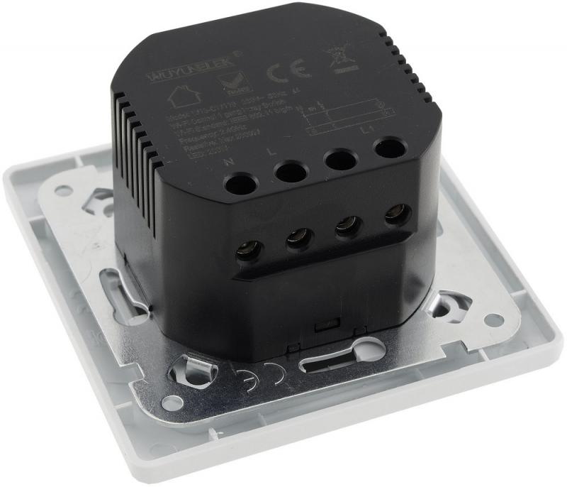 ChiliTec MILOS WiFi Lichtschalter Smart Home 10 A 230 V Weiß matt