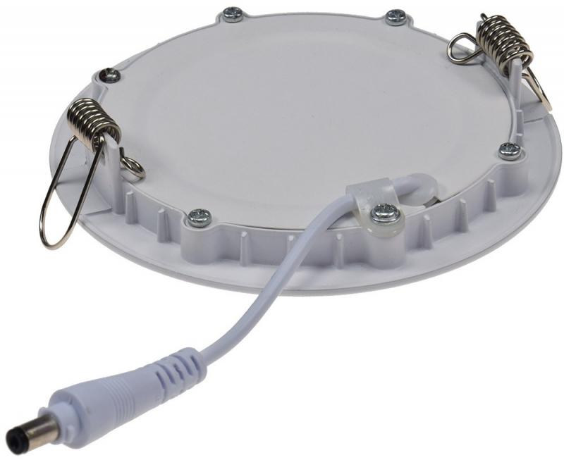 ChiliTec LED Licht-Panel "QCP-12R", Ø 12cm 230V, 6W, 503 Lumen, 2900K / warmweiß