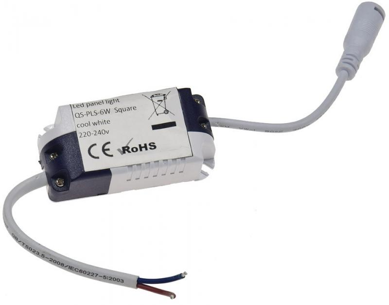 ChiliTec LED Licht-Panel "QCP-12R", Ø 12cm 230V, 6W, 503 Lumen, 2900K / warmweiß