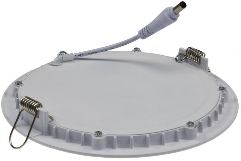 ChiliTec LED Licht-Panel "QCP-17R", Ø 17cm 230V, 12W, 1020Lumen,4200K / neutralweiß