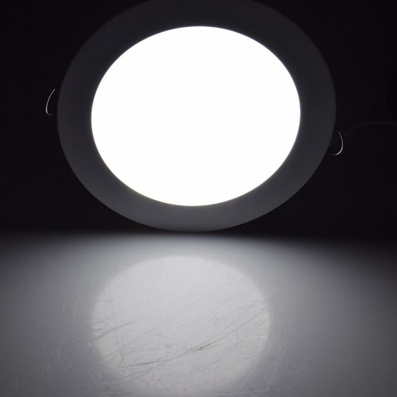 ChiliTec LED Licht-Panel "QCP-17R", Ø 17cm 230V, 12W, 1020Lumen,4200K / neutralweiß