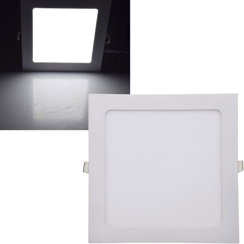 ChiliTec LED Licht-Panel "QCP-22Q", 22,5x22,5cm 230V, 18W, 1650 Lumen,4200K /neutralweiß