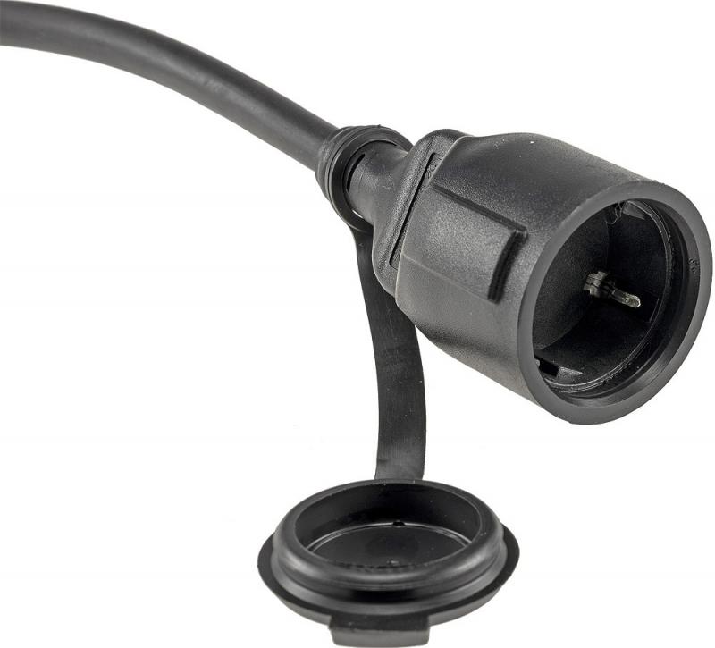 ChiliTec CEE auf Schutzkontakt-Kupplung 0,35m 230V, Adapter für Wohnwagen, Camping