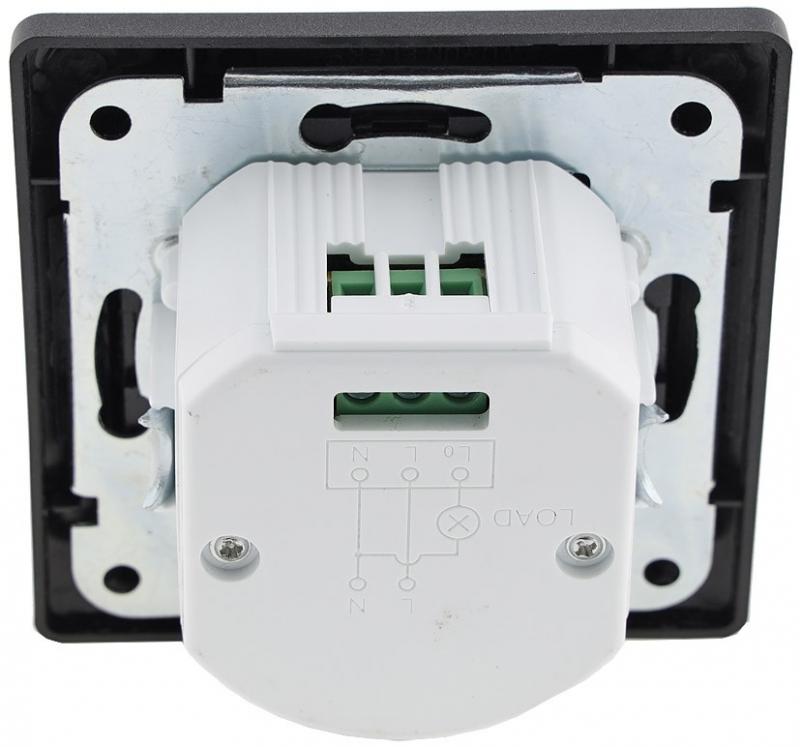 ChiliTec MILOS Bewegungsmelder 160° Anthrazit LED geeignet 250 V Unterputz 3-Draht – 23044
