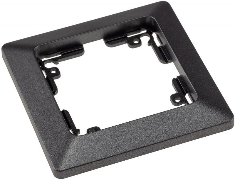 ChiliTec MILOS 1-fach Abdeckrahmen Anthrazit 80 × 80 mm