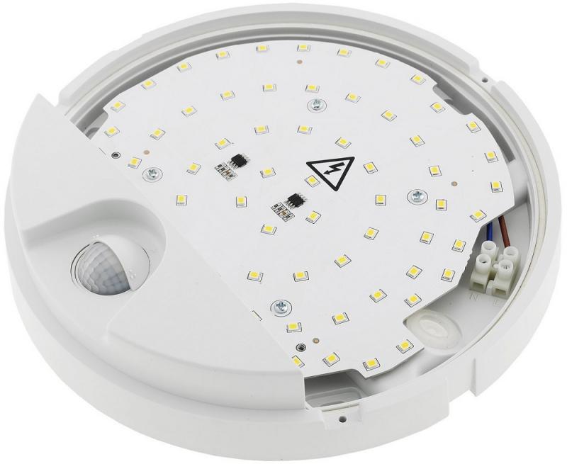 ChiliTec LED Wandleuchte "PAYAR" IP54, 3000K 15W, 1520lm, 140° Bewegungsmelder
