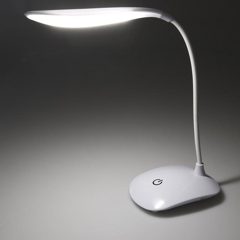 ChiliTec LED Tischleuchte mit Touch-Schalter Schwanenhals, 3 Helligkeitsstufen