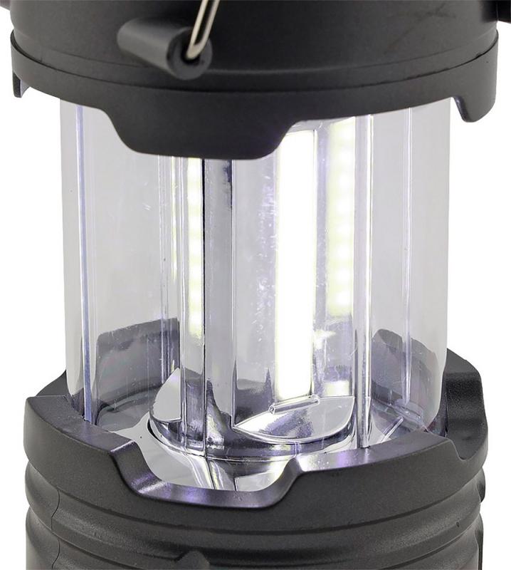 ChiliTec LED Camping Laterne "CL-B3" 300lm, Batteriebetrieb, ØxH 85x135mm