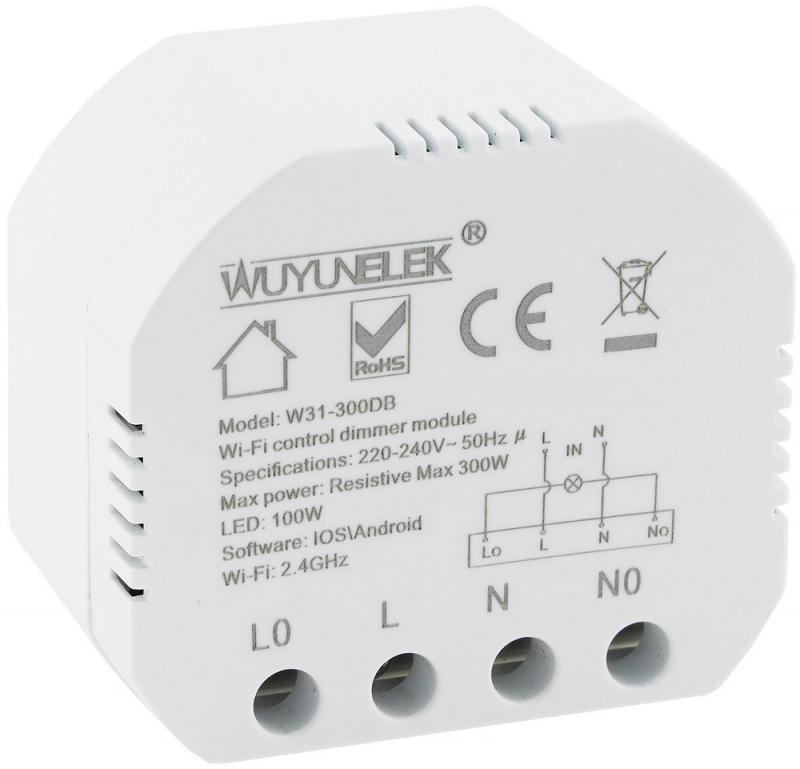 ChiliTec MILOS WiFi Unterputz Schalter + Dimmer Smart Home 10 A 230 V