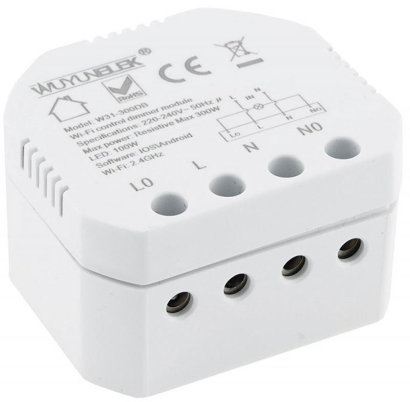 ChiliTec MILOS WiFi Unterputz Schalter + Dimmer Smart Home 10 A 230 V
