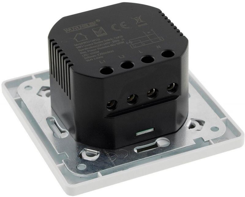 ChiliTec MILOS WiFi Rollladensteuerung Smart Home 300 W Weiß matt