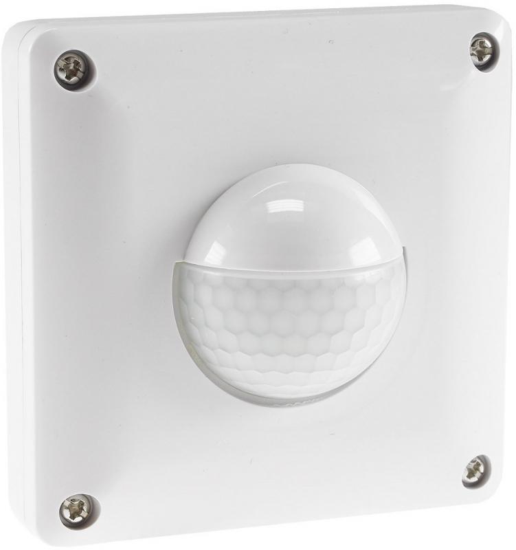 ChiliTec Unterputz PIR-Bewegungsmelder 190°- IP65 2 & 3 - Draht Technik, weiß