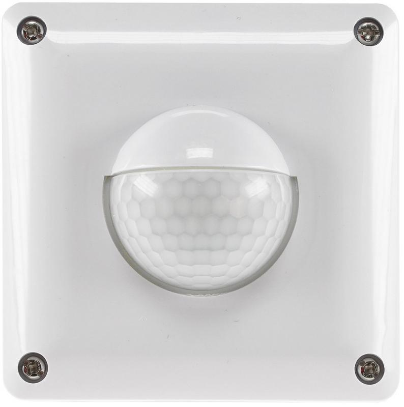 ChiliTec Unterputz PIR-Bewegungsmelder 190°- IP65 2 & 3 - Draht Technik, weiß