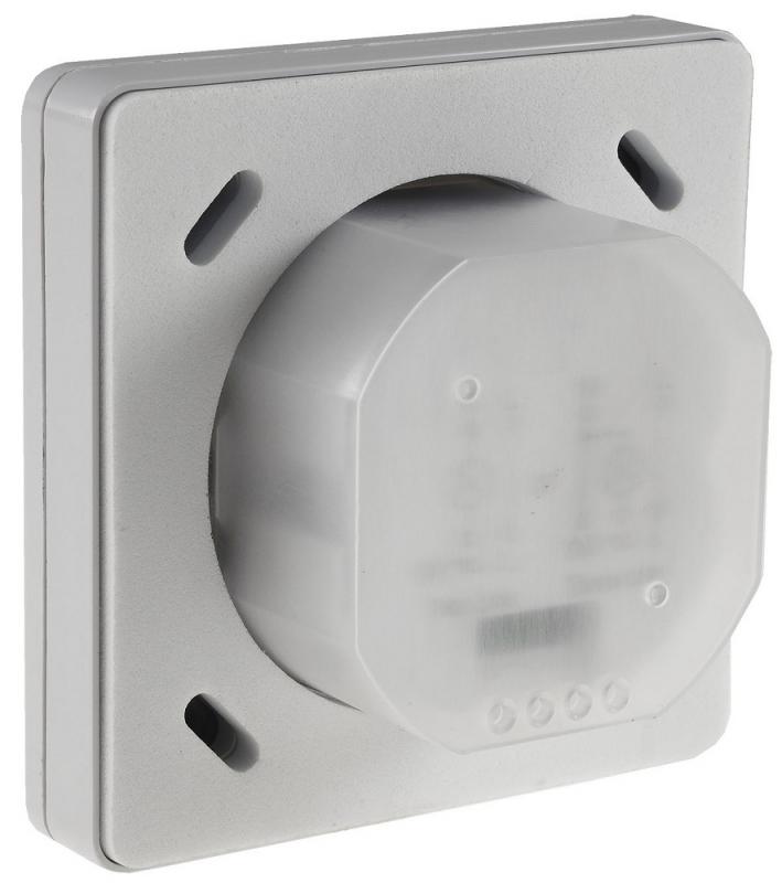 ChiliTec Unterputz PIR-Bewegungsmelder 190°- IP65 2 & 3 - Draht Technik, weiß