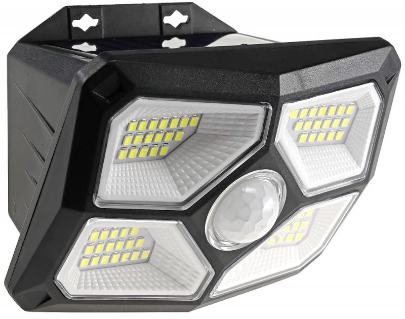 ChiliTec LED Solar Wandleuchte "SWL 722" PIR Bewegungsmelder, 72 LEDs, IP65