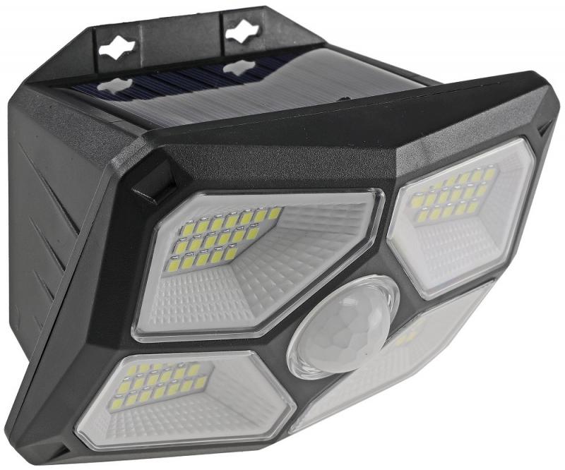 ChiliTec LED Solar Wandleuchte "SWL 722" PIR Bewegungsmelder, 72 LEDs, IP65