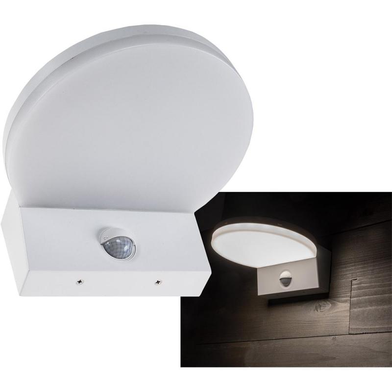 ChiliTec LED Wandleuchte "TORTUGUERO" IP65 15W, 1569lm, 140° Bewegungsmelder, 4000K