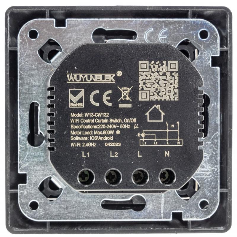 ChiliTec MILOS WiFi Rollladensteuerung Anthrazit 300 W Smart Home – 23614
