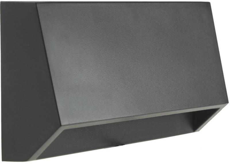 ChiliTec LED Wandleuchte "KWL-158", Anthrazit IP65, 3W, 172Lm, Kunststoff, warmweiß