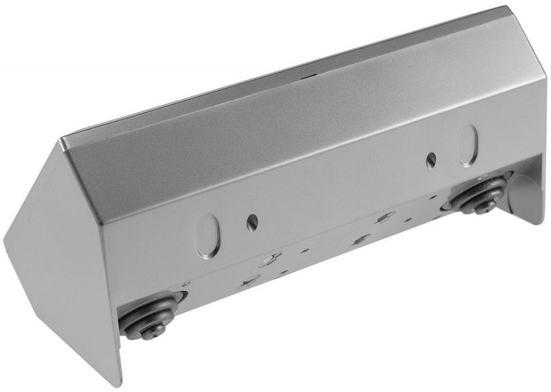 ChiliTec 3-fach Steckdosenblock Silber 250 V 16 A 3600 W Aufbaumontage – 23632