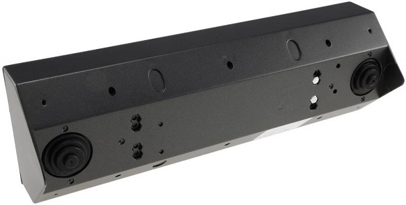 ChiliTec 5-fach Steckdosenblock, anthrazit 250V~/ 16A, Aufbaumontage