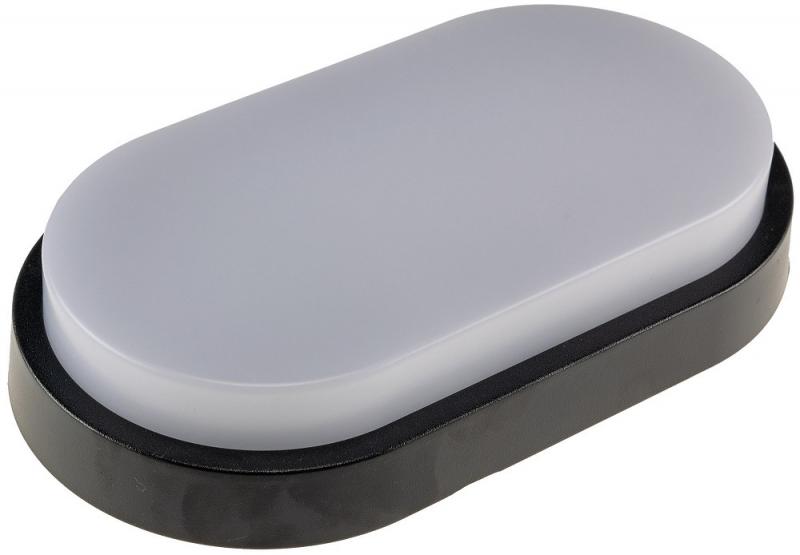 ChiliTec LED Wandleuchte "PALAU" IP54, 3000K Oval, 10 Watt, 966 Lumen, Anthrazit