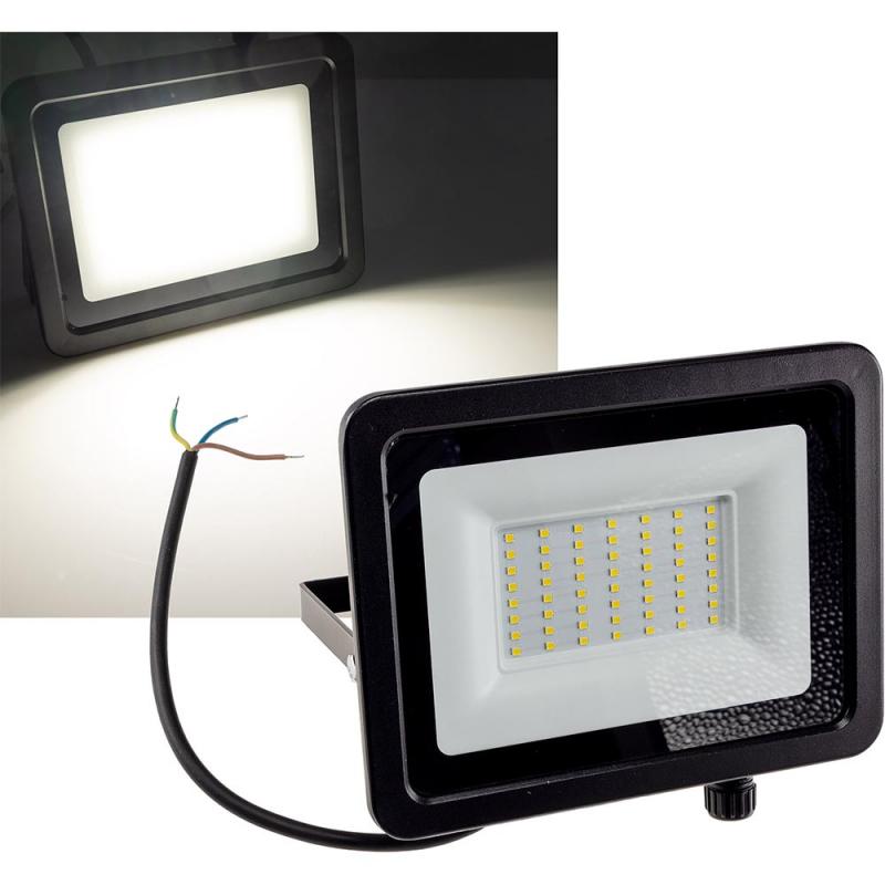 ChiliTec LED-Fluter "CTF-OB 50" IP65, 47W, 4739lm, 4000K neutralweiß