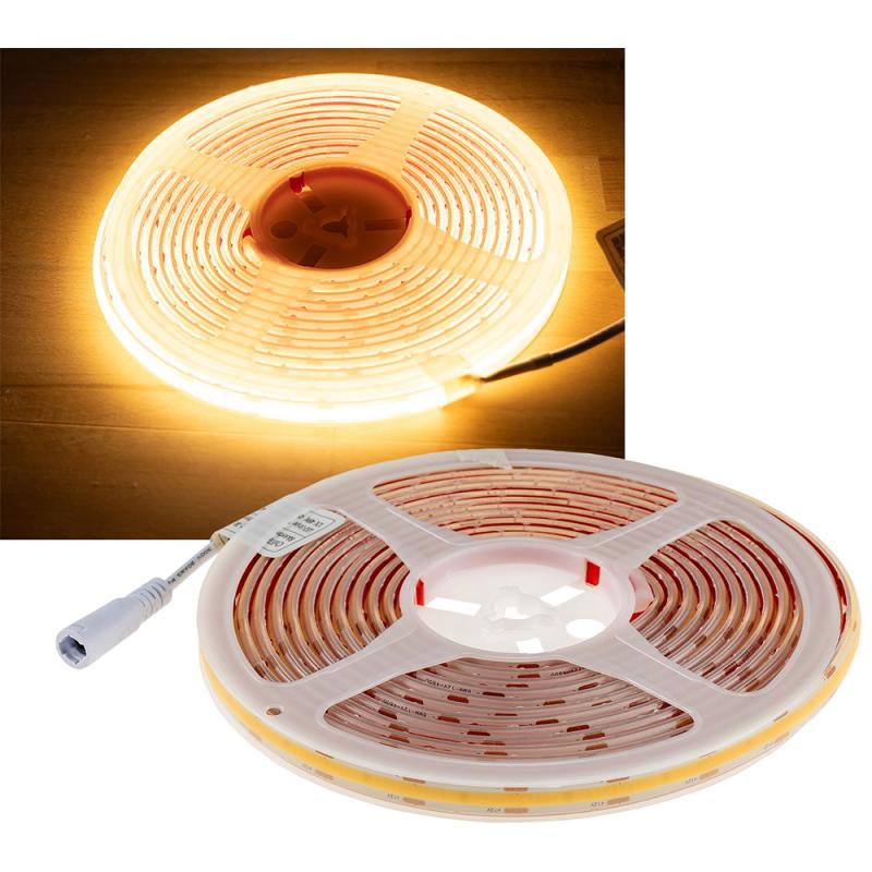 5M ChiliTec LED-Stripe "CLS-COB V2" warmweiß 12V, 48W, 4543 Lumen