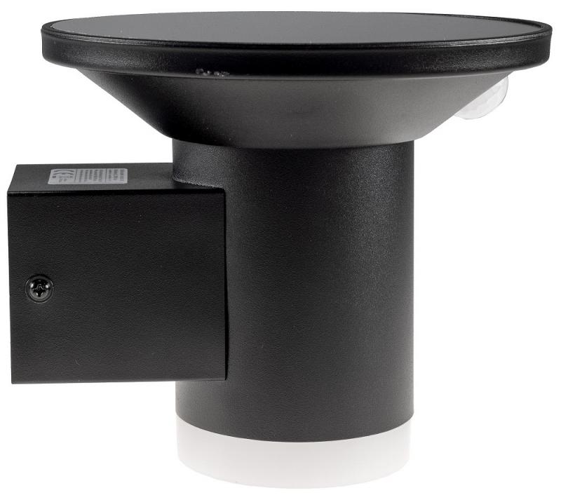 ChiliTec LED Solar Wandleuchte "SWL-AS500" IP44, warmweiß 3000K, PIR Sensor