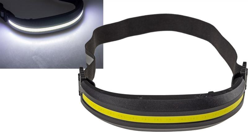 ChiliTec LED-Stirnlampe mit Akku "CTH-8" 5W, 400 Lumen, 230° Ausleuchtung, USB-C
