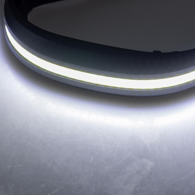 ChiliTec LED-Stirnlampe mit Akku "CTH-8" 5W, 400 Lumen, 230° Ausleuchtung, USB-C