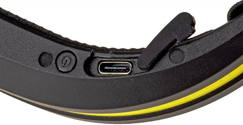 ChiliTec LED-Stirnlampe mit Akku "CTH-8" 5W, 400 Lumen, 230° Ausleuchtung, USB-C