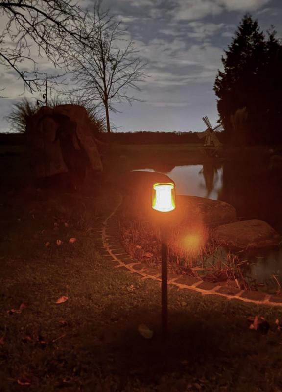 ChiliTec Solar LED-Fackel CT-BELO 64 IP65, mit Erdspieß max. 64,5cm