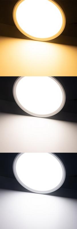 ChiliTec LED Deckenleuchte "Santano 23 CCT" Ø 23cm, 18W, CCT 3000/4000/6000k