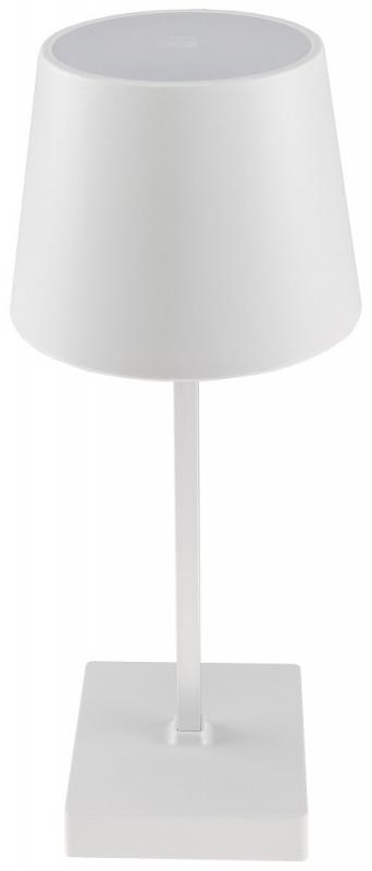 ChiliTec LED Akku Tischleuchte 26cm, dimmbar USB-C, 160Lumen, 1200mAh, 3000k, Weiß