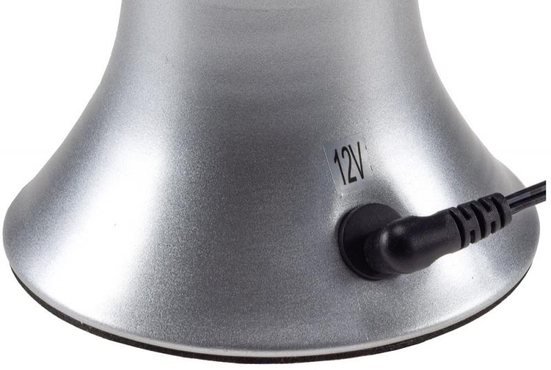 ChiliTec Lavalampe "CTL-ROGE LED" 40cm Wasser: Rot, Wachs: Gelb, Body: Silber