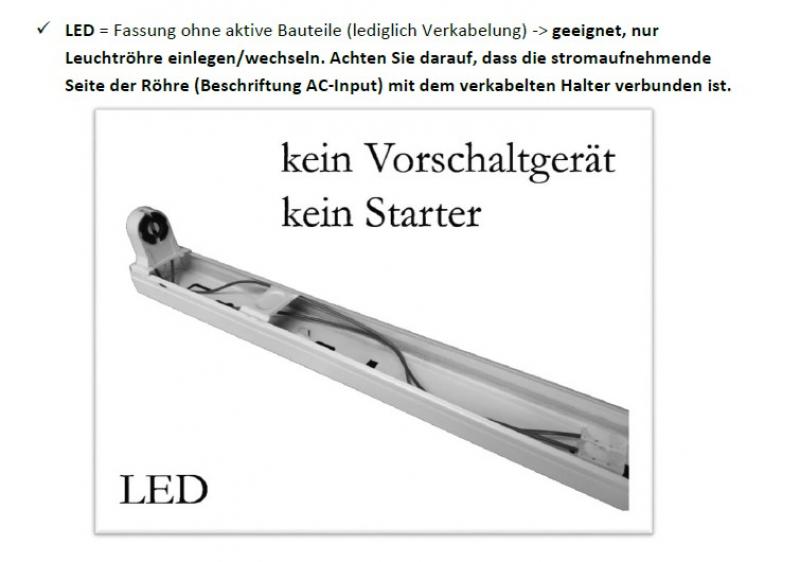 NEUSIUS PFLANZENLICHT -  120cm LED Pflanzenlicht Röhre | 16W T8 Vollspektrum (inkl. Starter)