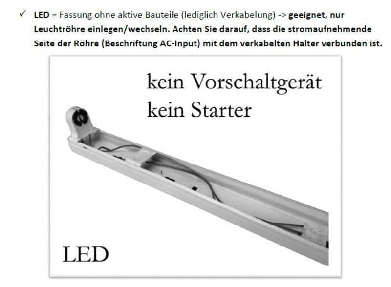 NEUSIUS PFLANZENLICHT -  60cm LED Pflanzenlicht Röhre | 8W T8 Vollspektrum (inkl. Starter)