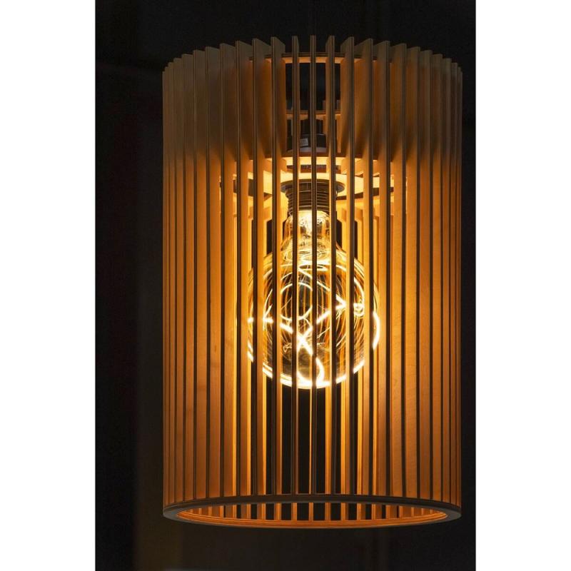 SLV 1008159 LED Globe 125 2x slanting Soft Curve, LED-Leuchtmittel, smokey, E27, PHASE, 6 W, 1900 K