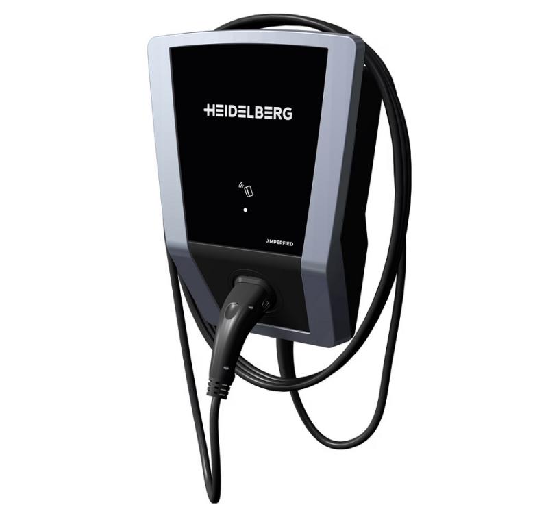 Heidelberg Wallbox Connect.Home 11 kW mit 7,5 m Typ-2-Ladekabel