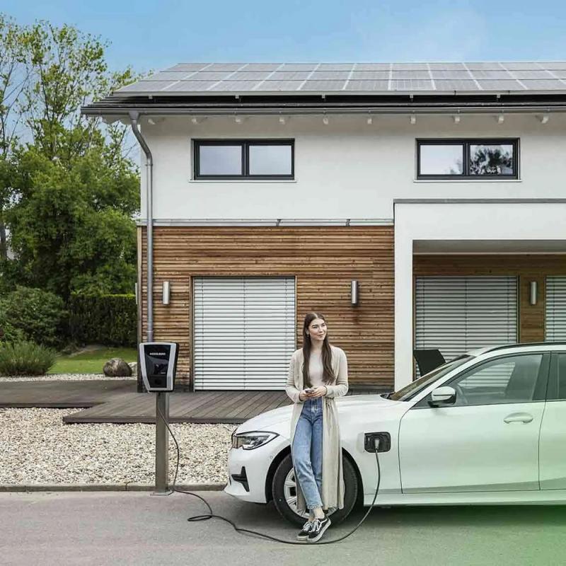Heidelberg AMPERFIED connect.solar PRO Wallbox 11 kW 7,5 m Typ 2 PV-Überschussladen MID RFID WLAN LAN