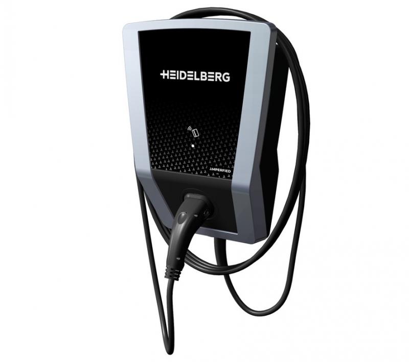 Heidelberg AMPERFIED connect.solar PRO Wallbox 11 kW 7,5 m Typ 2 PV-Überschussladen MID RFID WLAN LAN