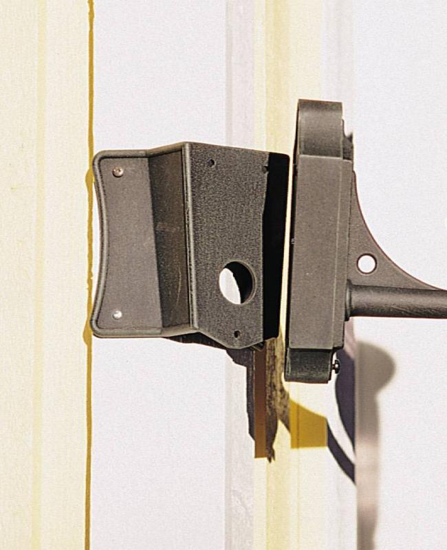 Konstsmide 445-750 Classic Eckbefestigung  schwarz lackiertes Aluminium