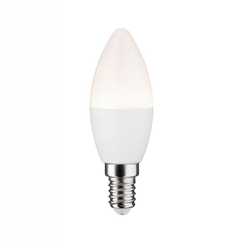 Paulmann 50125 LED Zigbee Kerze 5,5W wie 35W warmweißes Licht 2700K matt dimmbar E14