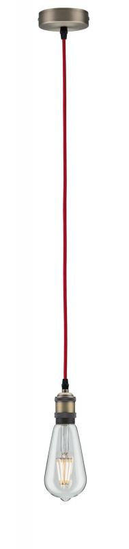 Paulmann 50386 Neordic Eldar Pendelleuchte max1x20W E27 Rot/Brüniert Metall