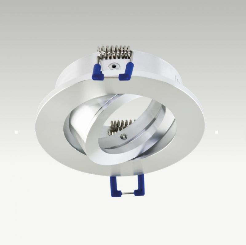 EVN 505014 Schwenkbare Deckeneinbauleuchte Aluminium 12 V 30° Einbaudurchmesser 75 mm