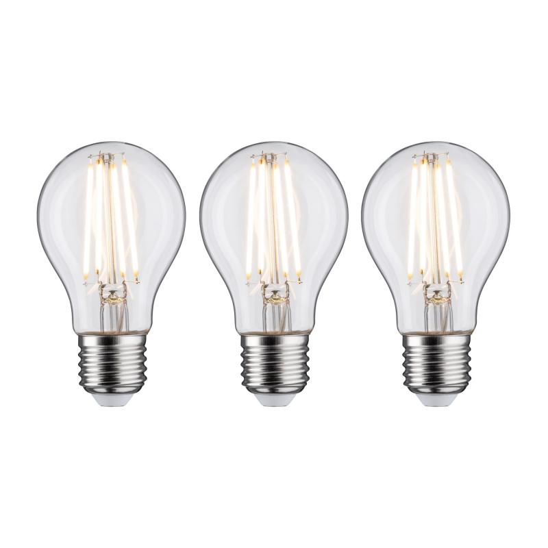 Paulmann 5080 3xLED Filament Vintage LAMPEN E27 2700K klar dimmbar 9W wie 75W warmes Licht